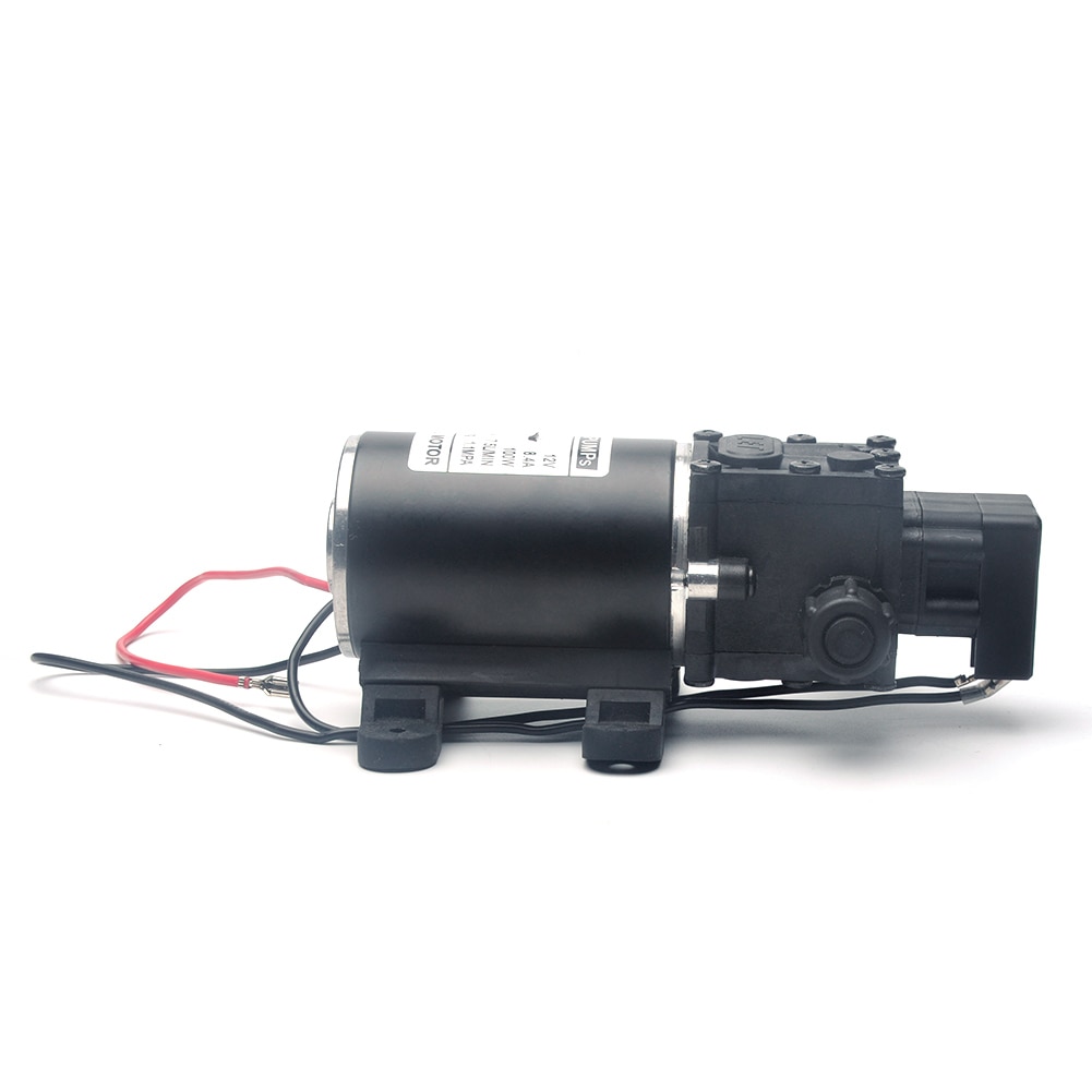 100W 12V Water Pump High Pressure 8Lpm Self-Priming For Caravan Camping Boat