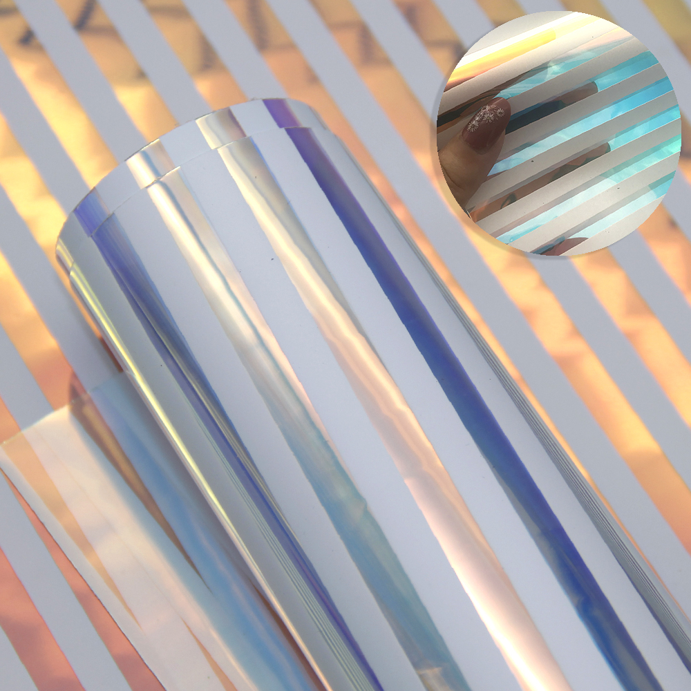 20*34cm Transparent Holographic PVC Sheet Geometric Clear Vinyl Sheet DIY Craft,1Yc7203: 1089693002