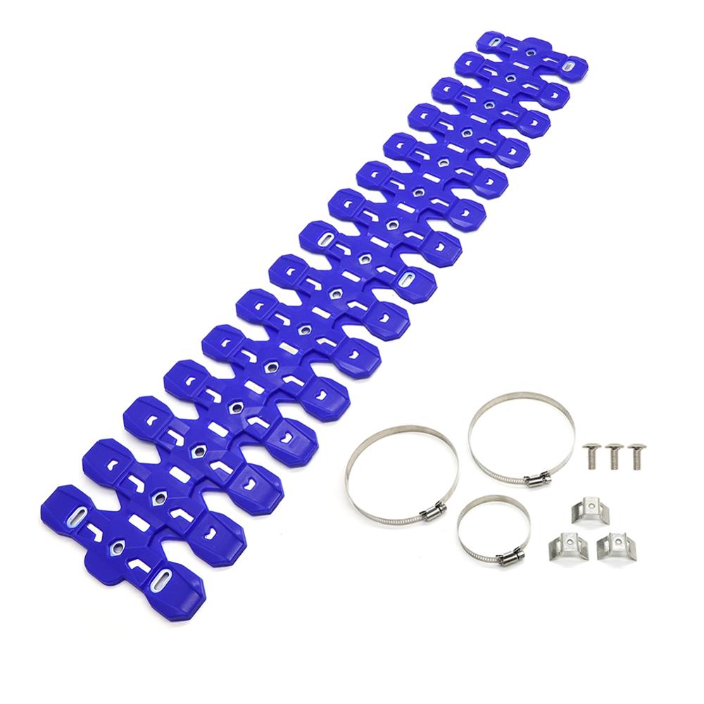 Uitlaatdemper pijp hitteschild afdekking beschermer voor ktm sx xc xcw xc-w tpi xc-w zes dagen xc-w tpi zes dagen 125 250 300: Blauw