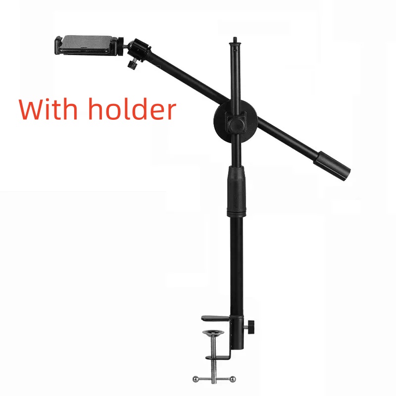 Roreta nowy poziomy statyw do telefonu stolik do smartfona stojak nad głową do filmowania telefonu komórkowego fotografia ramię przegubowe: Default Title