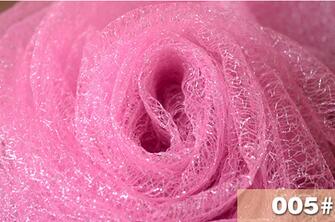 Gagqeuywe breite 1,5 m Goldene silber seide netzwerk stoff spinne Netz hohl spitze Chaos Netz farbe handgemachte diy leistung kleidung: Rosa