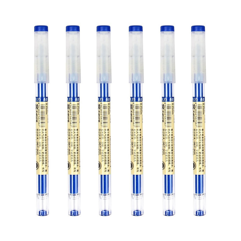 Gel Stifte 0,35mm verrotten/Schwarz/Blau Tinte einstellen Minen Stange Gel Stift Für Griff Marker Schule Büro schreibwaren Schüler Schreibwaren: Grün