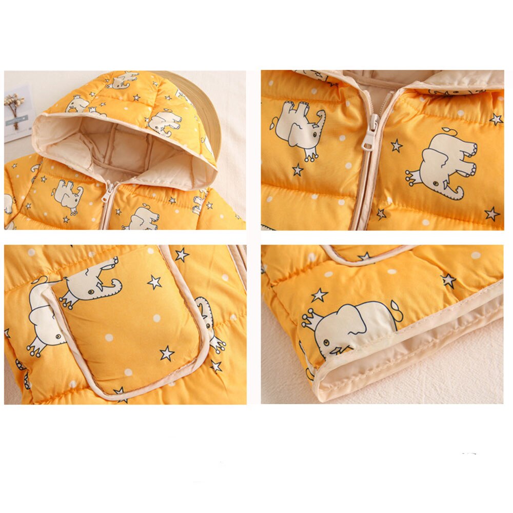 Benemaker Winter Overalls Voor Kinderen Meisjes Jongens Jas Kids Parka Hooded Jassen Windbreaker Baby Warme Kleding Bovenkleding AY117