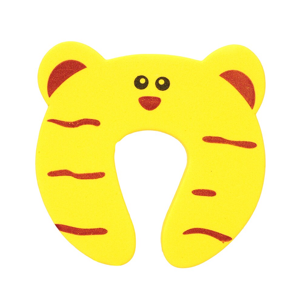 Tope de puerta de seguridad Anti-grip tarjeta Tope de puerta niños protección de seguridad bebé niño bloqueo protección niños dedo protección: YELLOW