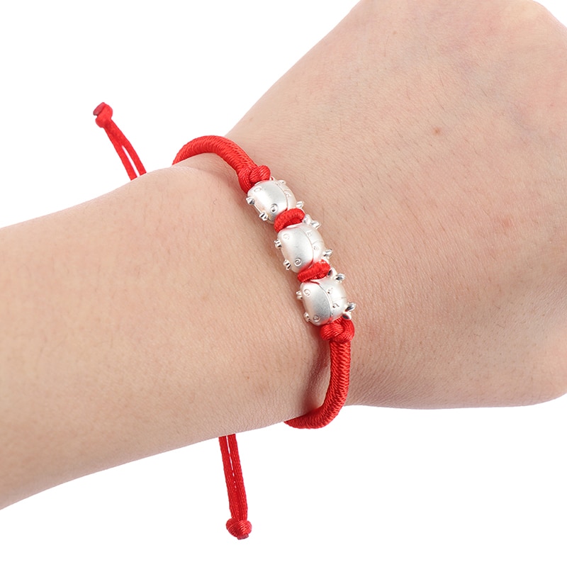 5 Stijlen Verstelbare Jaar Van Ox Souvenir Koe Geluk Rode Touw Armband Chinese Knoop Koe Armbanden