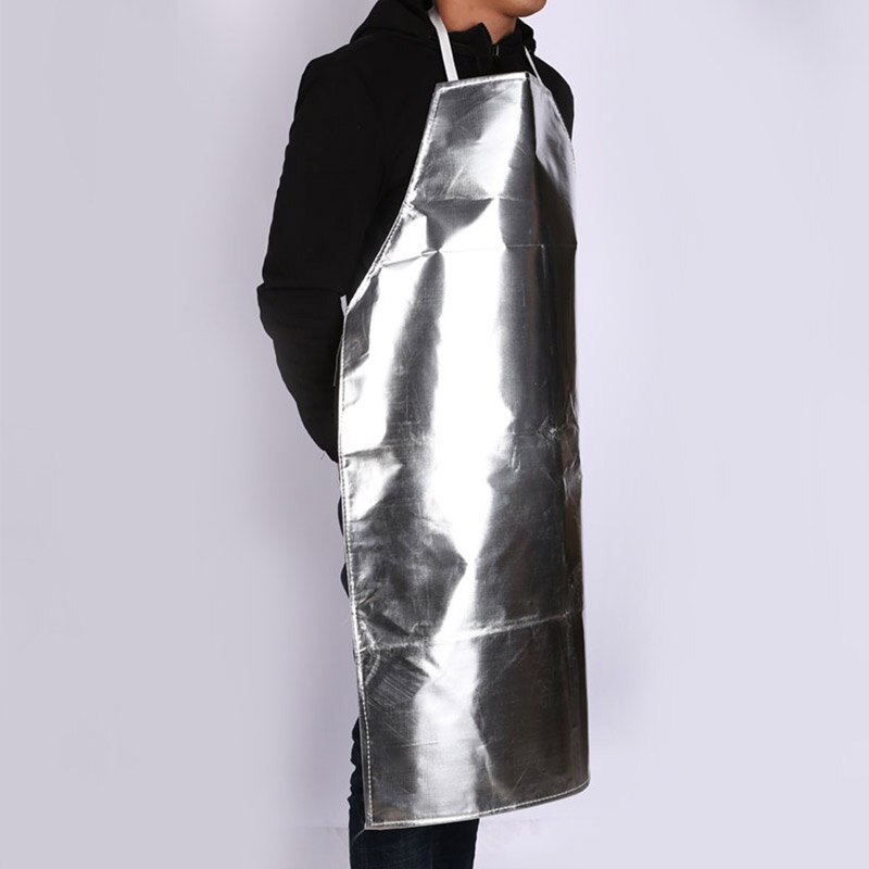 Aluminum foil Apron Fireproof insulation Anti-high temperature Protective clothing Anti-scalding Anti-radiation Safety Aprons