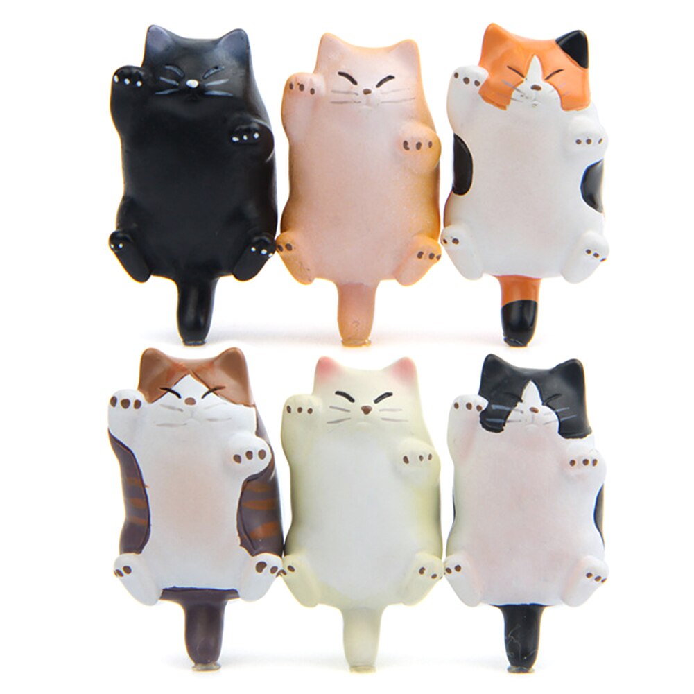 Cartoon Fat Cat Animal Refrigerator Magnetic Sticker Resin Fridge Home Decor three-dimensional magnetic refrigerator magnet