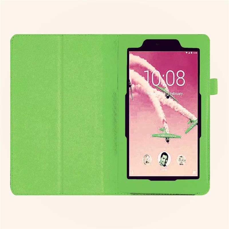XSKEMP Ultra Slim Shockproof Kickstand Folding PU Leather Flip Case Cover Skin For Lenovo Tab E7 7.0 TB-7104F/N With Pen Stylus