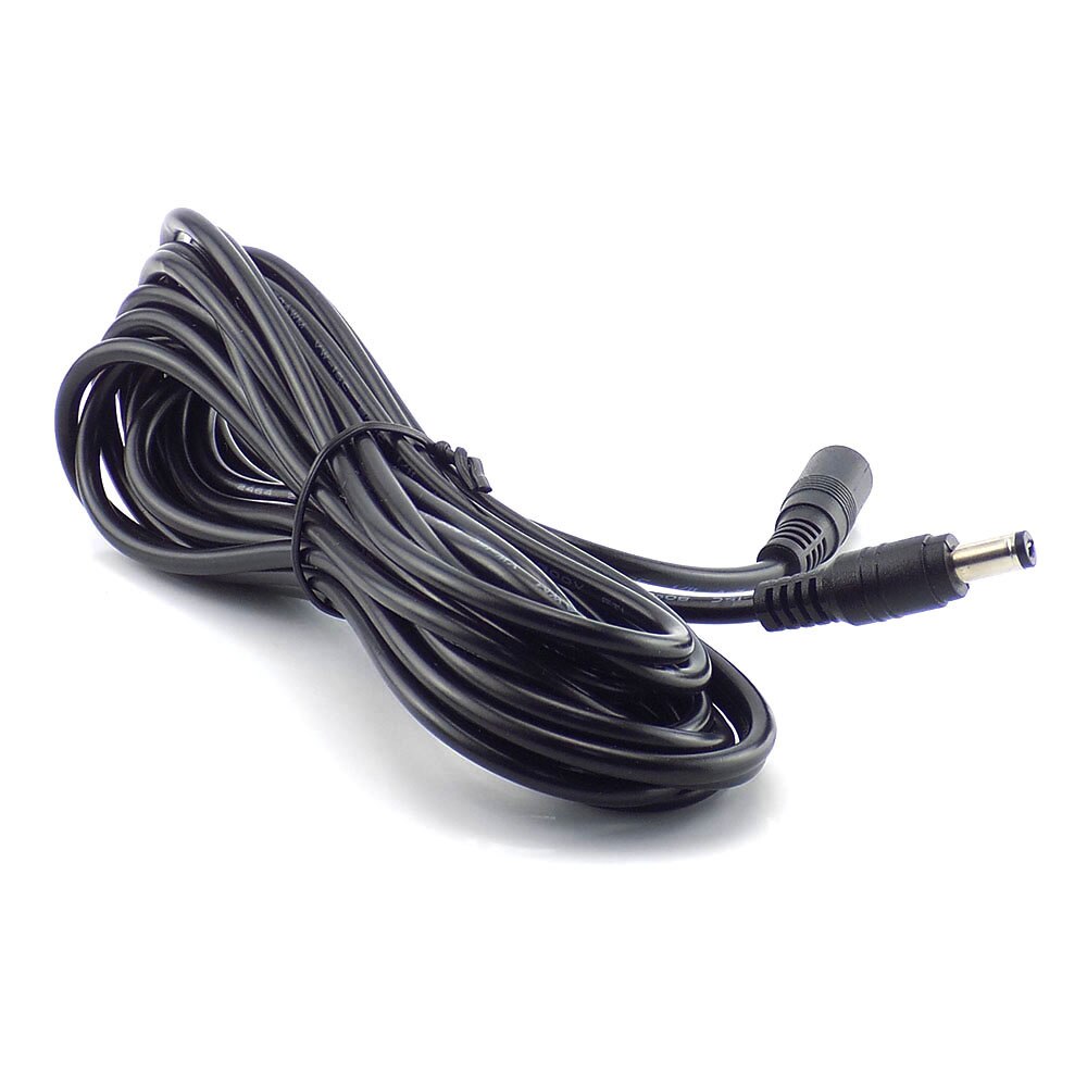 5m 10m 12V DC Power Supply Cable Extension Cord Female to Male Plug 5.5mmx2.1mm Adapter For CCTV Camera lED Light Strip