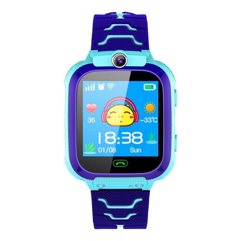 Kinderen Smart Waterdicht Horloge Anti-verloren Kid Horloge Gps Positionering Sos Functie Android Ios: L