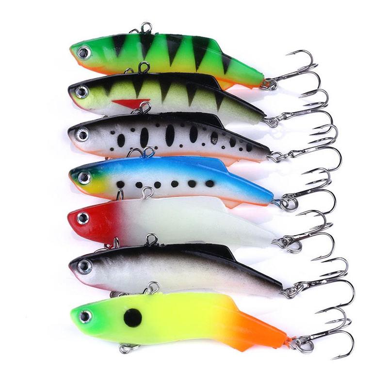 Señuelo para pesca en hielo Vib, cebo de plomo suave, 7,5 cm, 17,2g, aparejo de cebo Artificial, accesorios de hundimiento