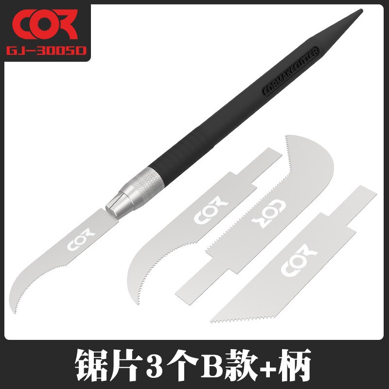 Mini Hacksaw Diorama Gundam Mecha Model Making Tools DIY Reform Manual Cutting Knife Model Saw Blade: B