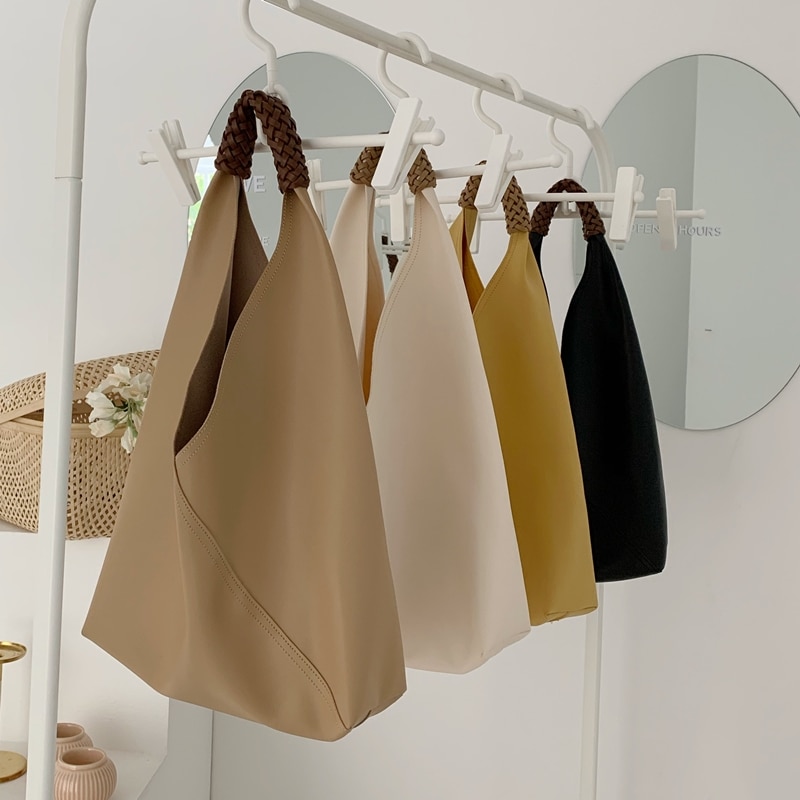 Designer de couro do plutônio sacos de ombro para as mulheres couro macio lavado vegan grandes hobos senhoras moda bolsas femininas casual bolsa