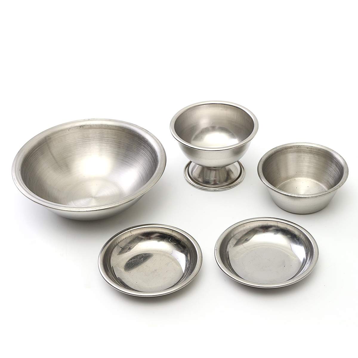 16 Stks/set Rvs Speelhuis Mini Keuken Model Kookgerei Speelgoed Kid Kerstcadeau Kinderen Onderwijs Speelgoed