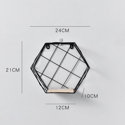 Wooden Gold Storage Racks Hanging Decor Storage Box Flower Pot House Storage Rack Wall Book Figurines Display Crafts Shelves: 14