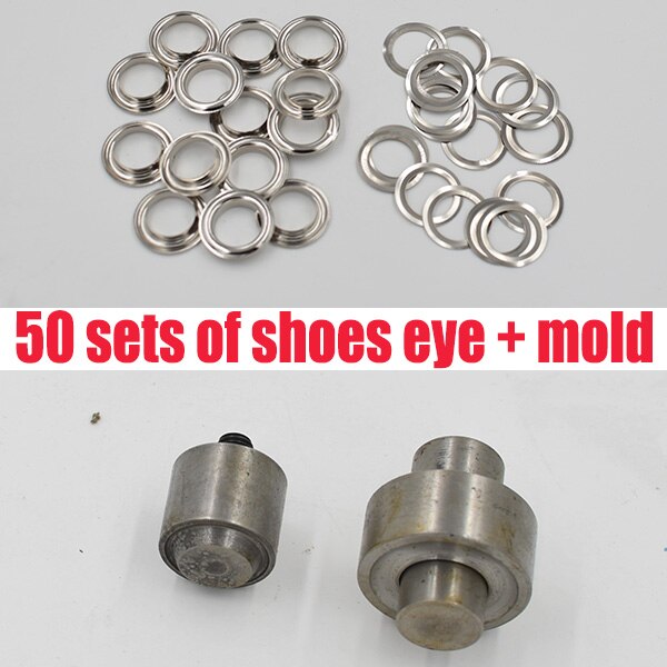 50 Sets Oogjes Binnendiameter 18 Mm Oogjes Metalen Gat Metalen Touw Gat Knop Mallen Knop Gereedschap Snaps Holle Klinknagels: 50eyelets and molds