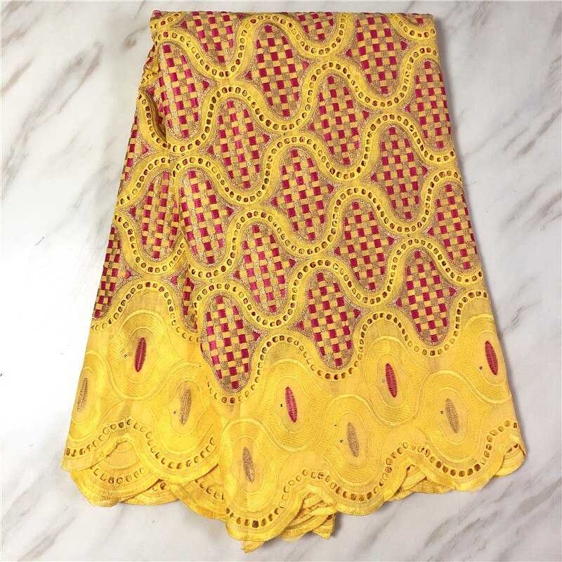 Blesing Swiss Voile Lace In Switzerland White Swiss voile Lace with Holes African Lace Fabric Cotton Fabrics For Dress 5 Yards: PL900930s2