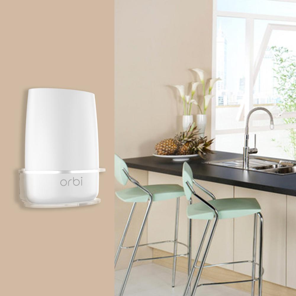 3 PCS Clear Acrylic Wall Mount Sturdy Bracket For Netgear Orbi WiFi Router For Orbi RBS40, RBK40, RBS50, RBK50, AC2200, AC3000