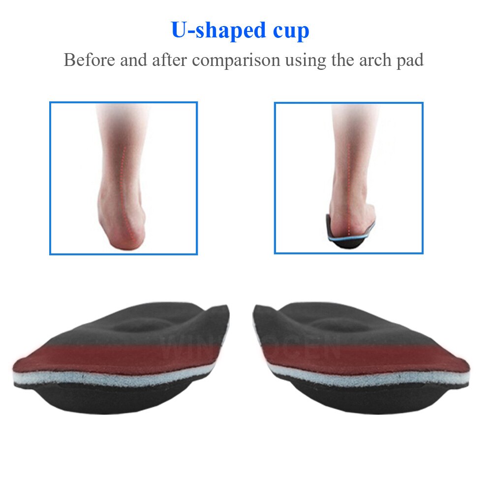 Flat high feet orthotic insoles arch support orthopedic inserts surgery Plantar Fasciitis Feet Pain Pronation for Men and Women