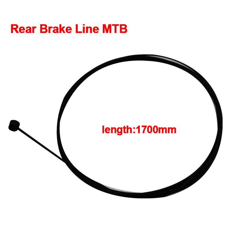Coated Shifting Bike Cable MTB Road Front Rear Bicycle Brake Line Derailleur Line Core Wire Rope Cycling Accessories: Rear Brake Line MTB