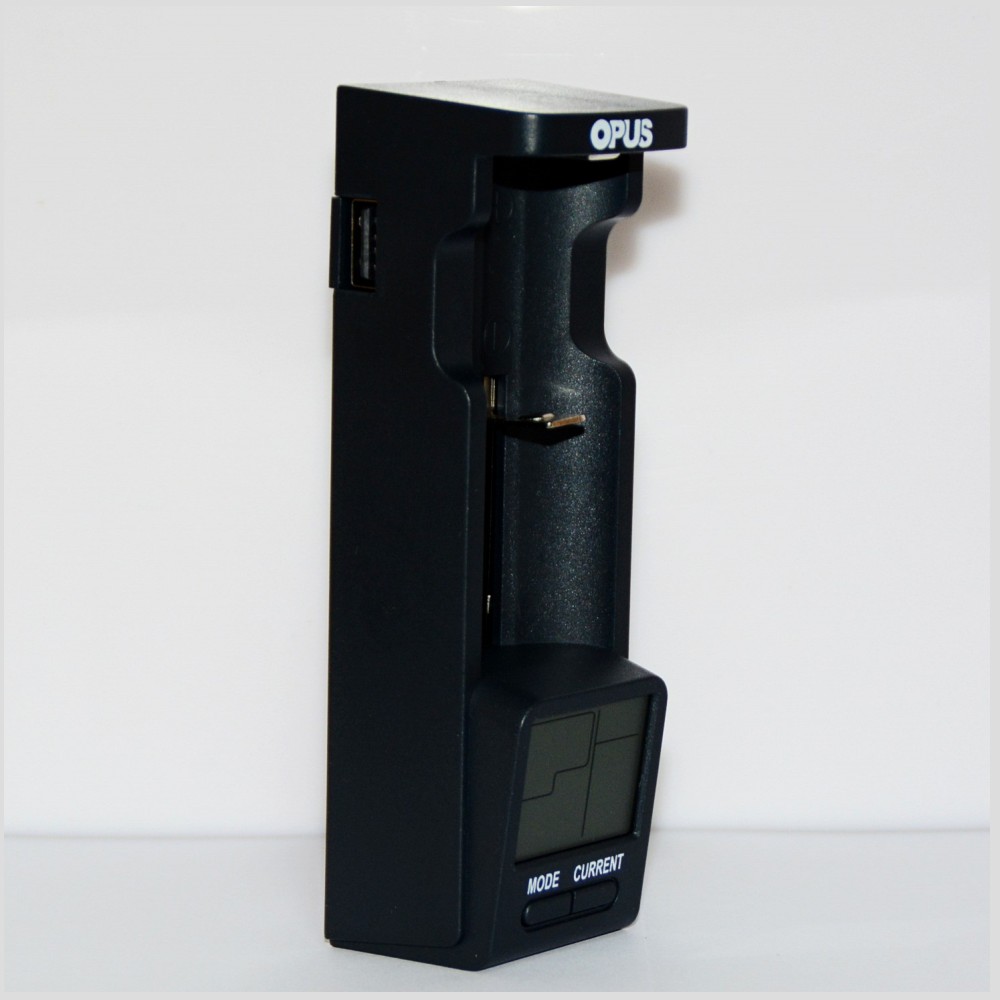 OPUS BT-C100 Original LI-ion NiMh chargeur de batterie Intelligent avec écran LCD AA AAA C D 26650 18650 14500 10440