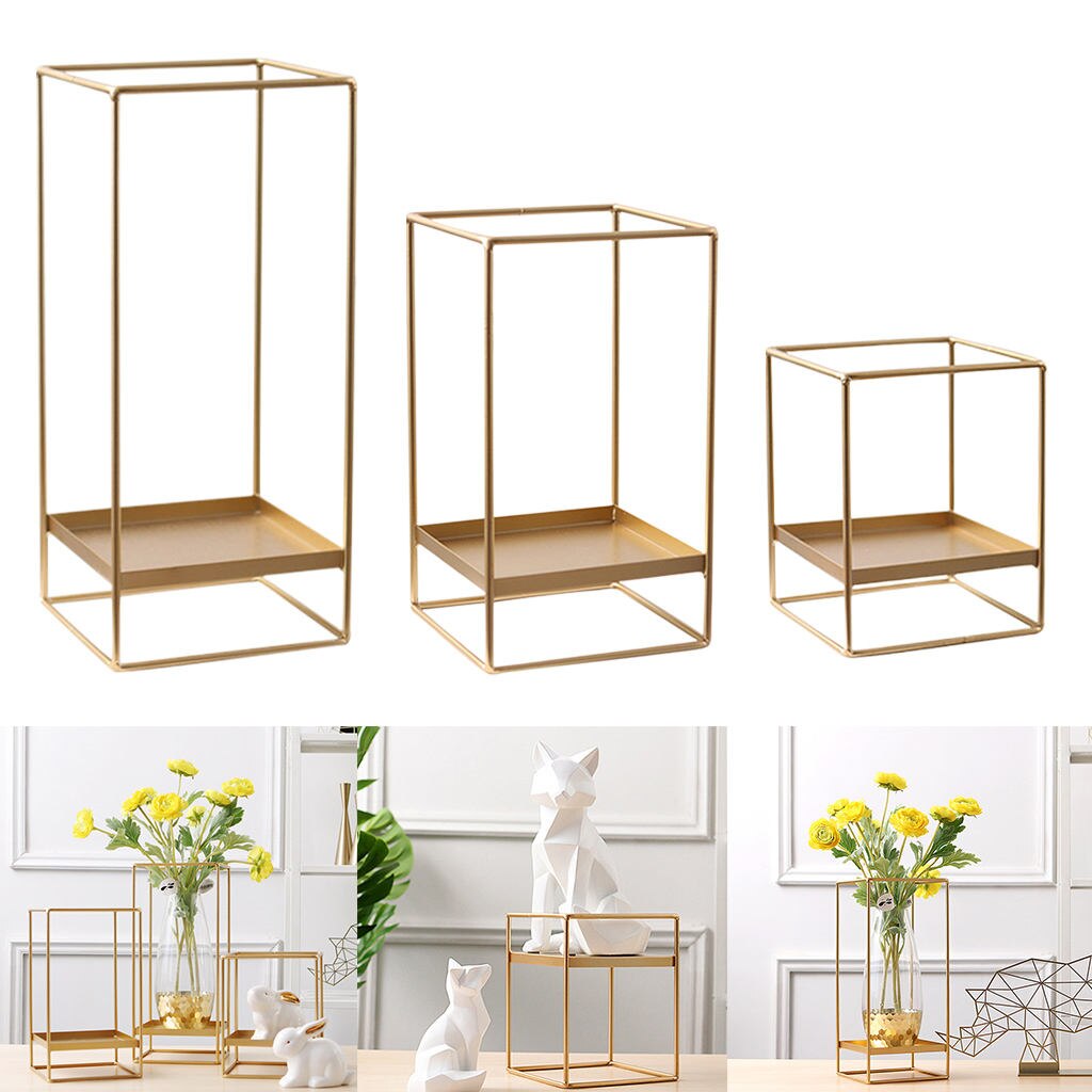 Iron Flower Pot Plant Holders Display Rack Mid-Century Flower Holder Tall Plant Stand Indoor for Wedding