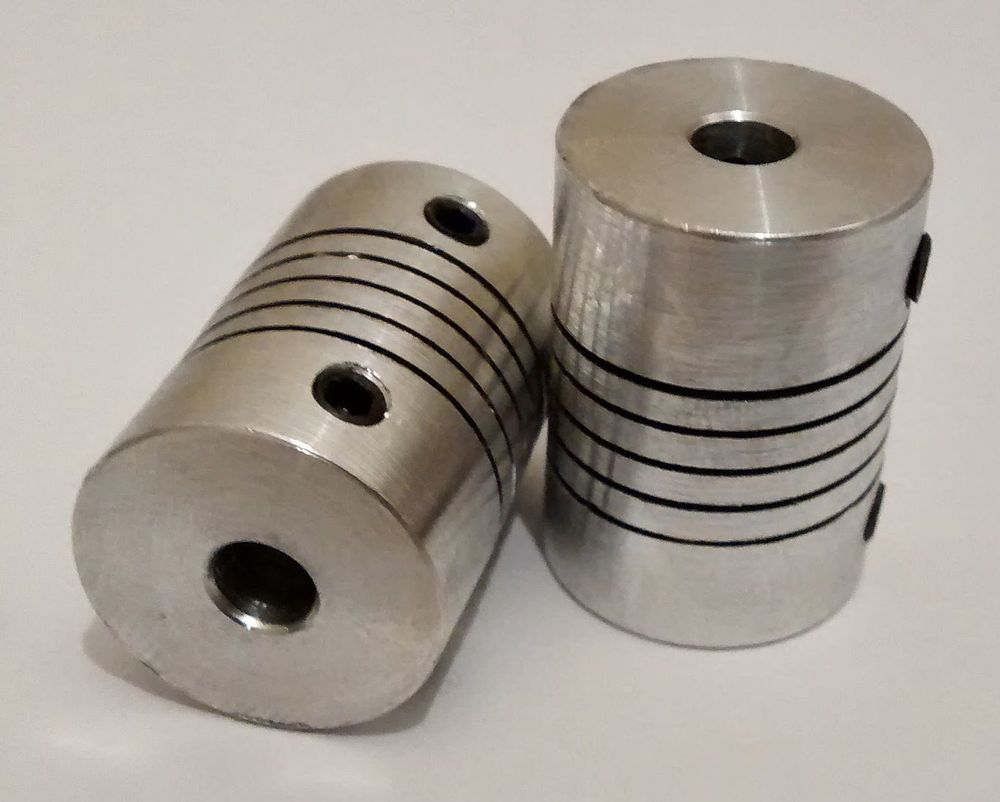 SWMAKER 5x5mm Motor Shaft Coupler Flexible 5mm to 5mm Z Axes, CNC RepRap
