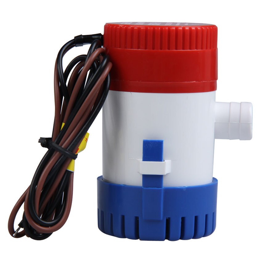 12V 750GPH Electric Bilge Pump DC Submersible Solar Water Pump for Fountain Garden Irrigation Swimming Pool Cleaning Farming