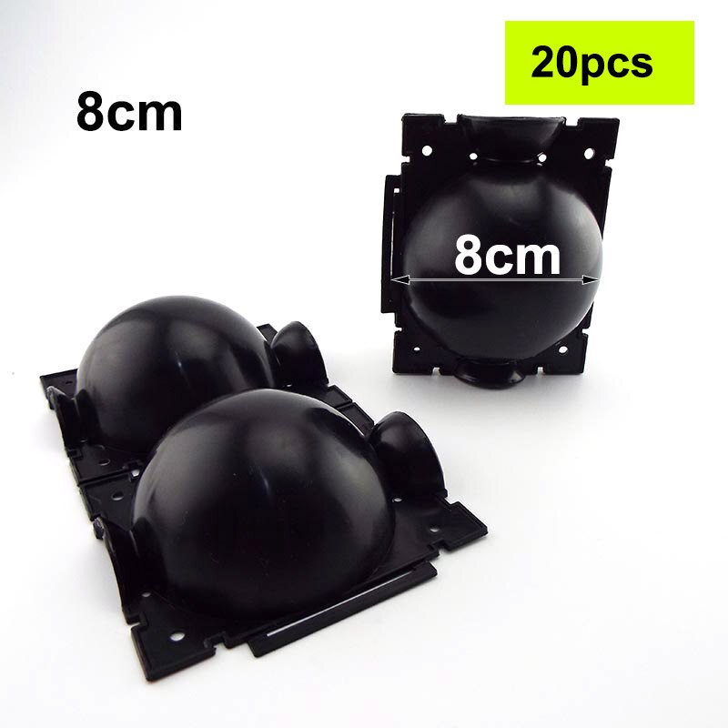 10/20 st frukt växt träd rotklump rotlåda plastlåda förökningslåda ympning roter växande högtrycksförädlingsboll: 8cm 20 st