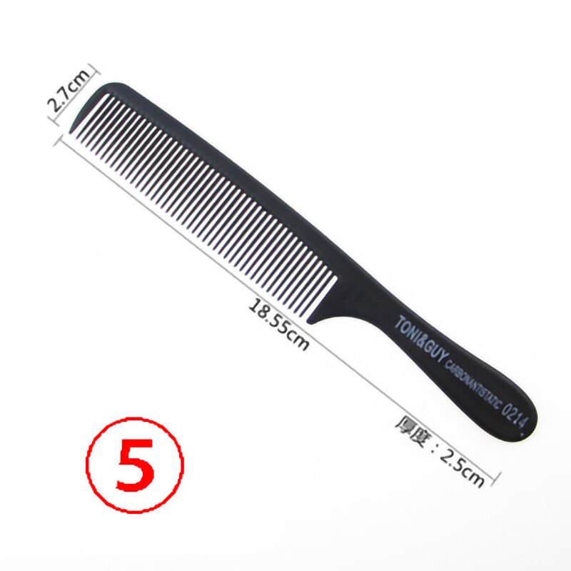 Peine antiestático para peluquería, peines de pelo liso, cepillos de peluquería, herramientas de estilismo, accesorios de peluquero: Type 5
