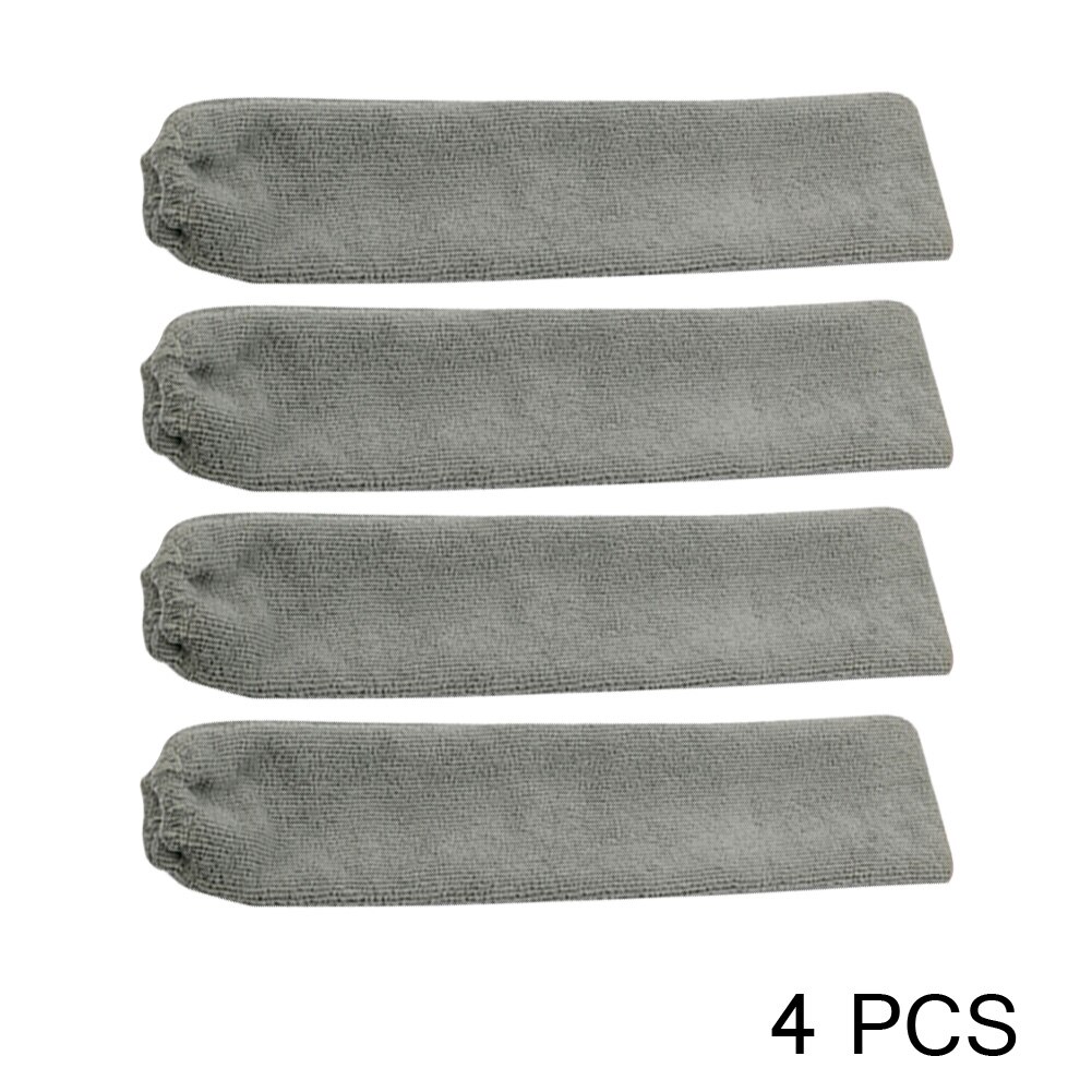 Cepillo de polvo para mesita de noche, accesorio retráctil para cama, hueco inferior, mango largo, microfibra mágica, artefacto de limpieza de polvo, barrido de pelo para el hogar: 4pcs cloth