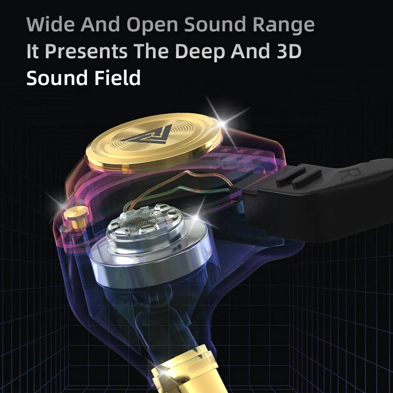 Oryginalne słuchawki QKZ AK3 FiLe HiFi 3,5 mm słuchawki przewodowe z mikrofonem basowe słuchawki stereo muzyka sportowy zestaw słuchawkowy do smartfona