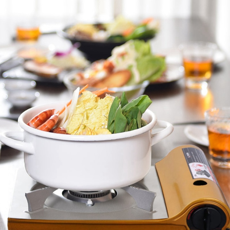 ultra-Sottile Esterno Campo Stufa A gas Portatile Stufa di Ferro Compatto Fornello Ad Alcool tutto'aperto di Cottura Forniture