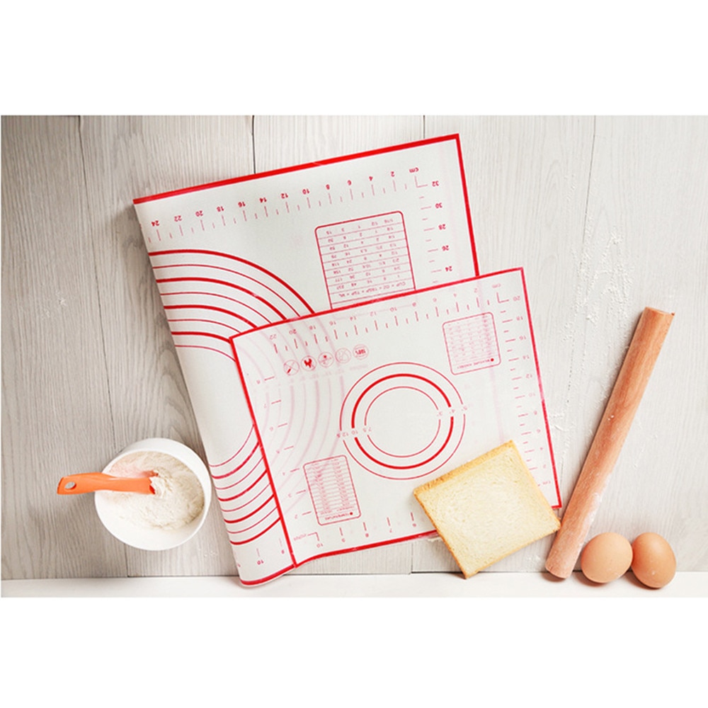 Kitchen Accessories Silicone Baking Sheet Rolling Dough Pastry Cakes Bakeware Liner Pad Mat Oven Pasta Cooking Tools June 17th