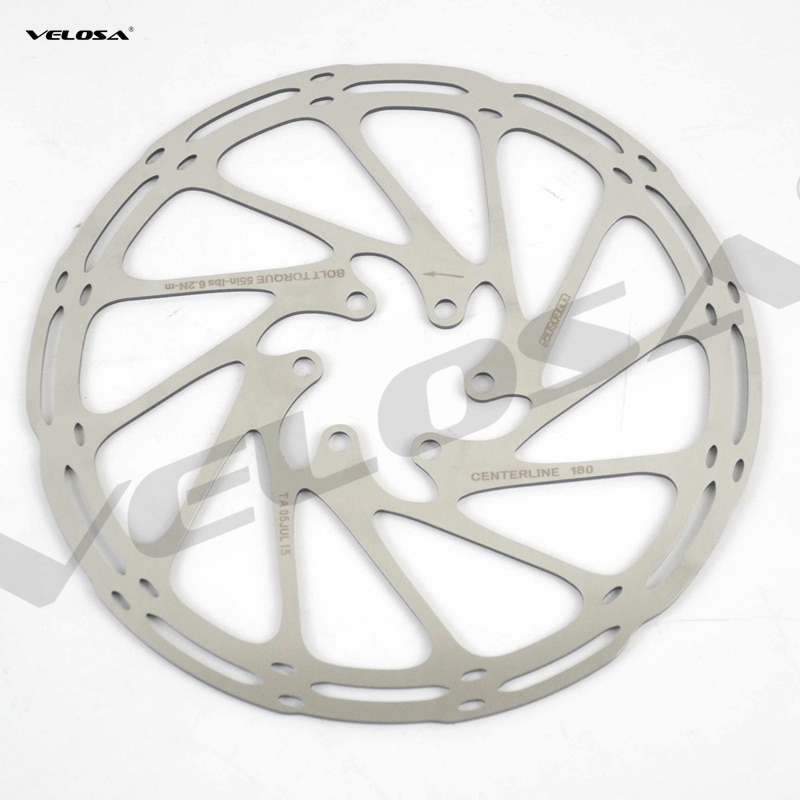 Freno de disco de bicicleta de montaña/carretera de , disco de ciclocross, 6 pernos de 44mm, 140mm, 160mm, 180mm, con tornillos