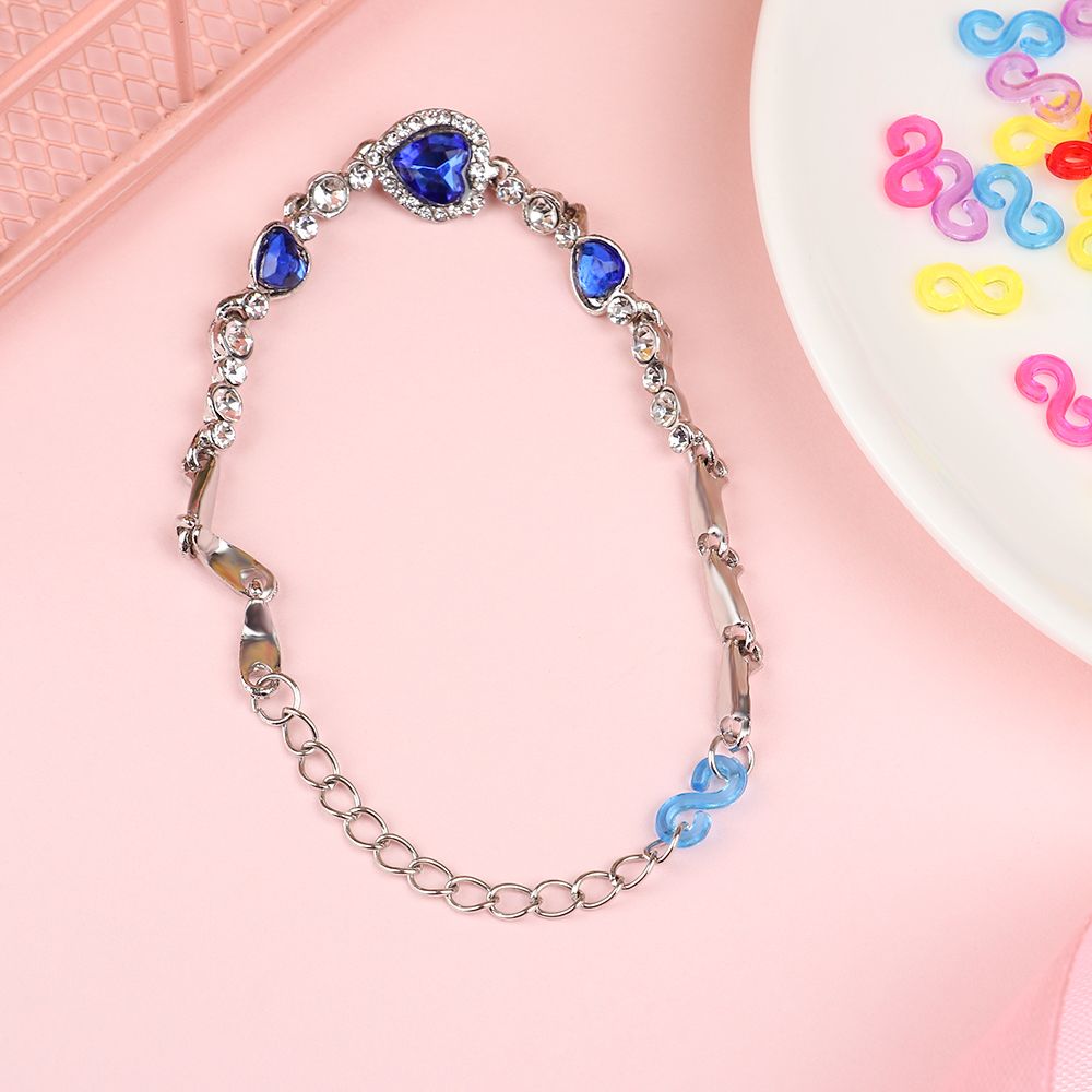 100pcs bambino Mix colore s-clips fasce per telaio in gomma braccialetto che fa gioielli strumento fai da te che fanno braccialetti gioielli moda