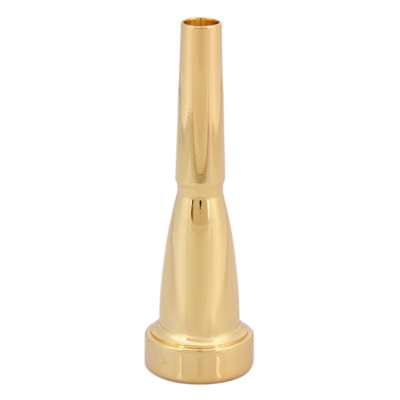 Gold Plated Mega Rich Tone Trumpet Mouthpiece 7C Metal Horn Pipe Mouth Beginner Musical Trumpet Accessories Parts