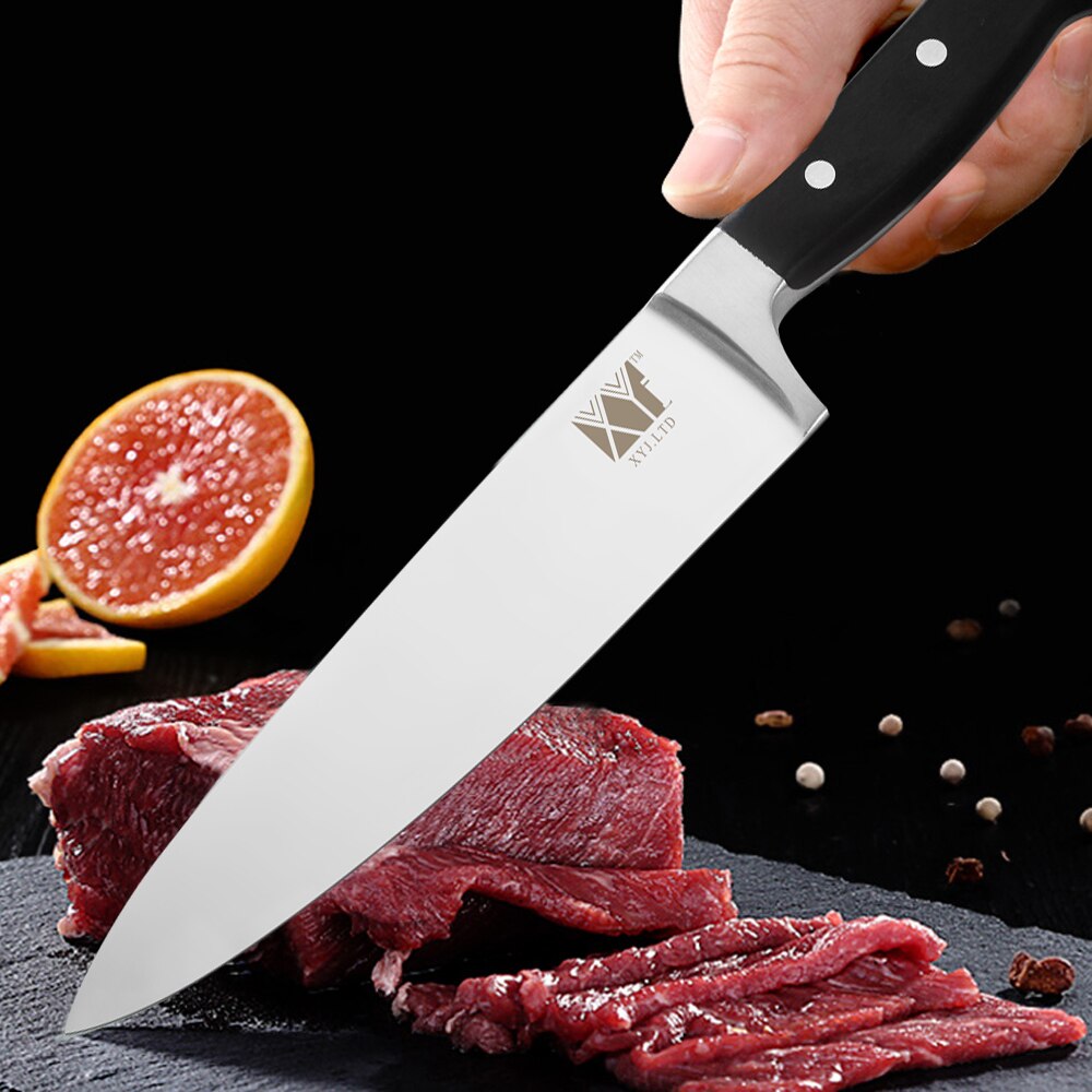 XYj Edelstahl Messer Küche Messer Werkzeuge 8 "5" 7 "3,5" Schäl Dienstprogramm Santoku Koch Schneiden brot Kochen Messer Neue