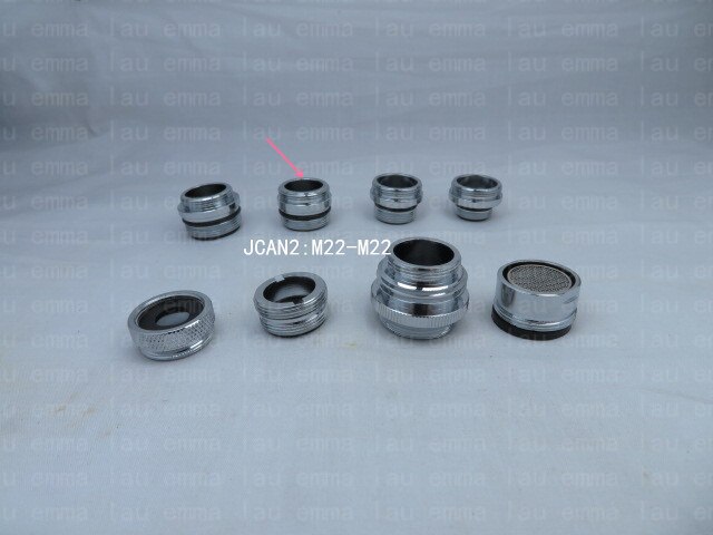 22mm 24mm 3/4 &quot;Zu M22 Wasserhahn Filter Stecker Belüfter Luftreiniger Bubbler Garten Schlauch Wasser Filter Adapter Standard gewinde Adapter: JCAN2 M22 -M22