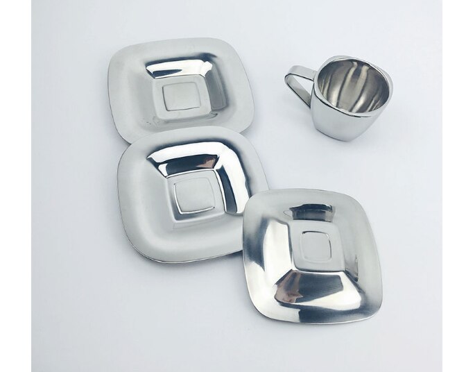 CUP Stainless Steel Square Coffee cup Coffee utensils Household Accessories