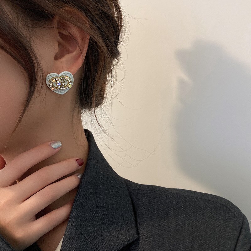 Rhinestone Geometrische Stud Oorbellen Voor Vrouwen Meisjes Bijoux Cirkel Earring Partij Sieraden Gold Trendy Oorbellen