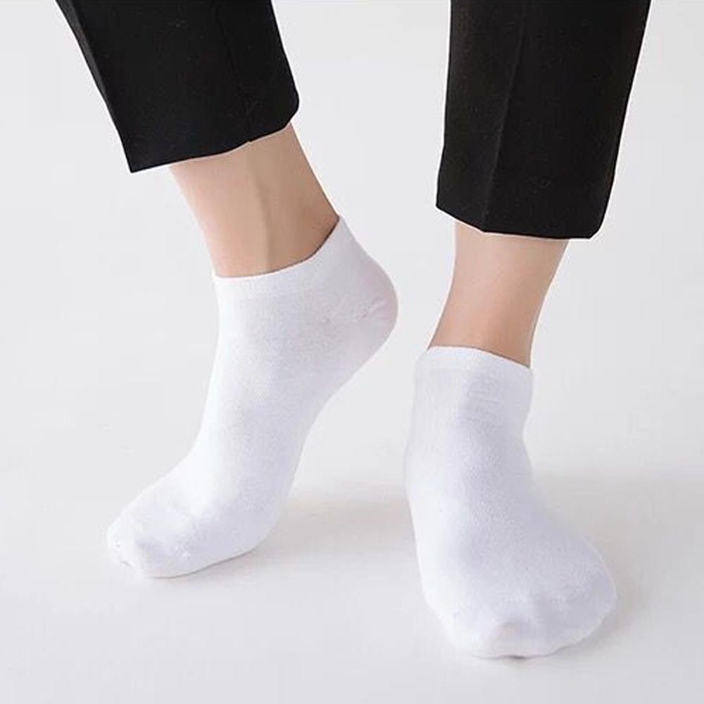 Casual strumpor herr no show strumpor solid bomull utomhus sport strumpor liten fot häl skydd båt strumpor svarta strumpor