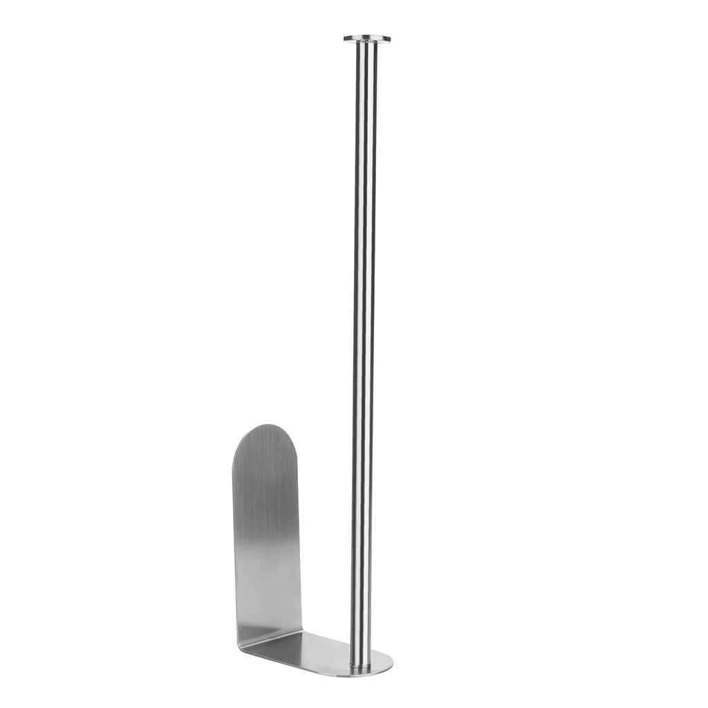 Multifunction Paper Holder Storage Rack Stainless Steel Vertical Diversified Paper Towel Holder Wall Mount Bathroom Paper Holder: Default Title