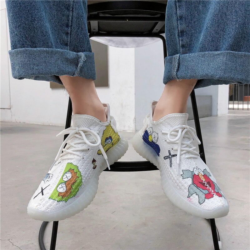 Summer Men Sneakers Breathable Men Shoes Slip On Sneakers For Men Cheap Men Loafers Shoes Without Laces