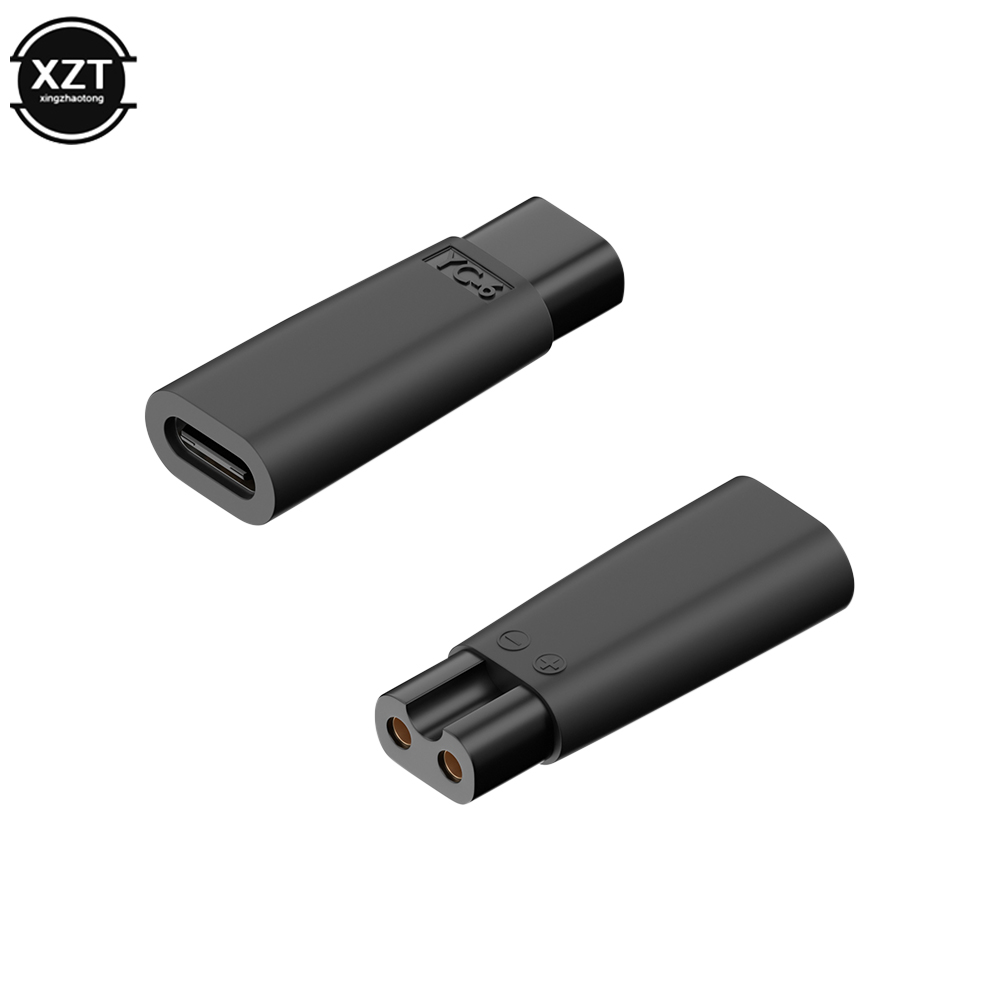 Connecteur de Conversion de charge type-c femelle, prise d'alimentation pratique, chargeur de remplacement, adaptateurs USB pour rasoir, tondeuse à cheveux