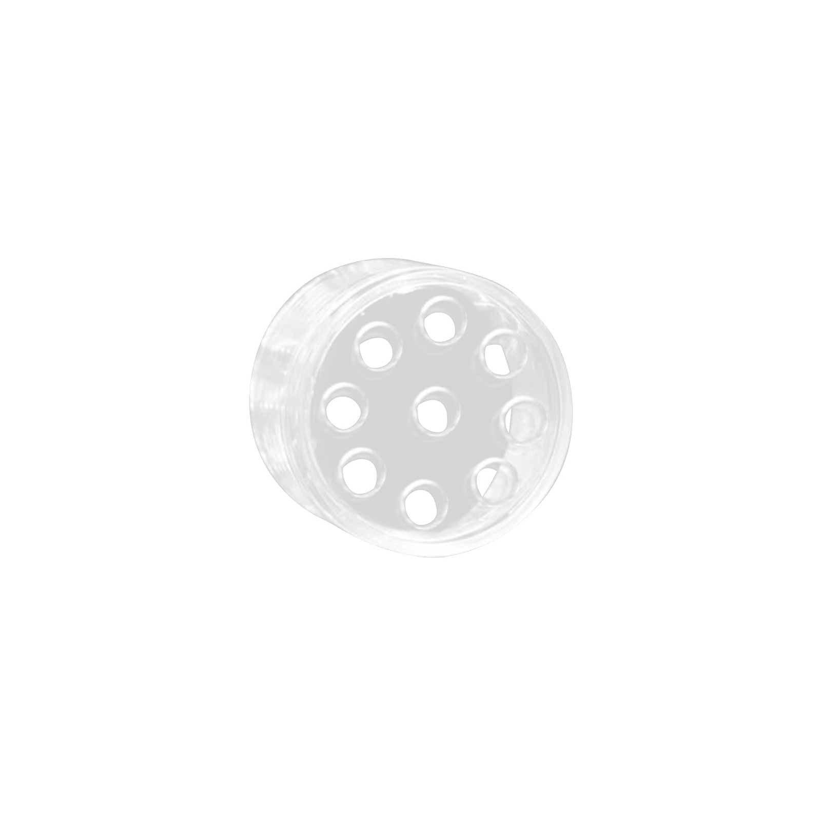 Soporte de tallo de Ikebana en espiral, rejilla Floral para florero, centro de mesa , herramienta de arreglo floral para de empresa, novedad de 2024: Blanco