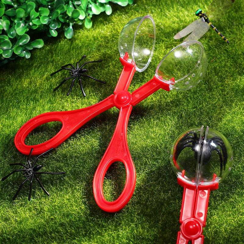 10Pcs Kid Outdoor Insect Scissor Catchers Kid Used Lovely Insect Catching Tools Adventure Insect Scissors Trap Insect Trap