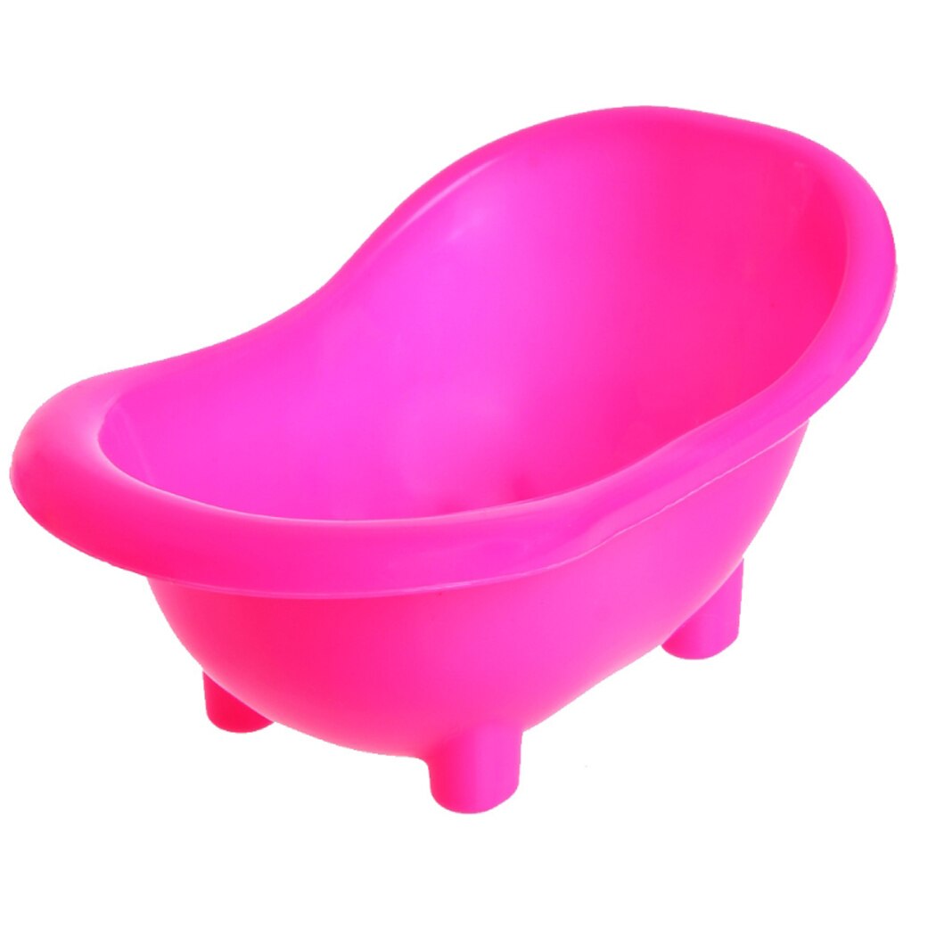 Bañera de hámster para mascotas, Mini bañera portátil para baño de mascotas, baño de arena, bañera de plástico para jerbos, accesorios para Animal PEQUEÑO