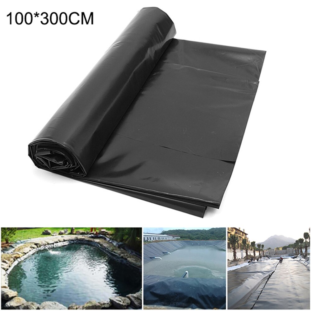 Pond Liner Garden Pads Black Streams Fountains Rubber 1.5x3.0M Landscaping Koi Ponds