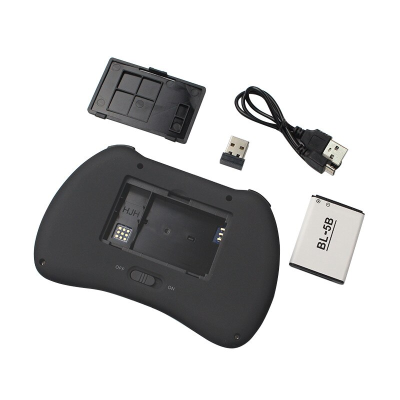 Original H9+ Backlight H9 2.4G Wireless English Russian Keyboard Backlit with Touchpad for Mini PC Smart TV TV Box Laptop PC